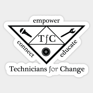 TFC logo (black) Sticker